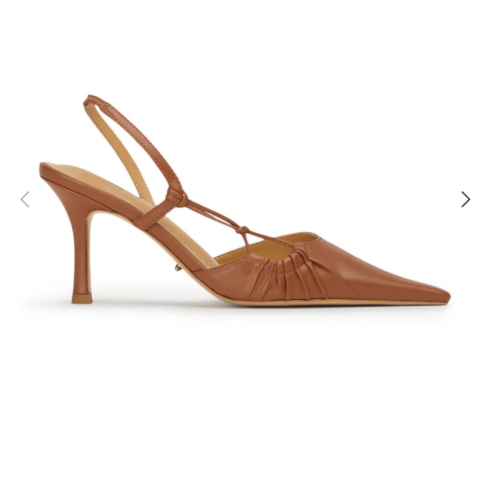 Tony Bianco Tan Slingback Heels